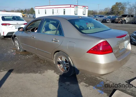 2007 Honda Accord 2.4 Ex из США, поврежденный, VIN 1HGCM56877A097618